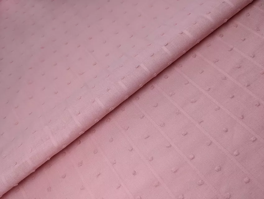 Батист в крапку смужка, персиковий - фото 1 - інтернет-магазин tkani-atlas.com.ua