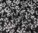 Шифон креповый цветочные акценты, черный - фото 1 - интернет-магазин tkani-atlas.com.ua