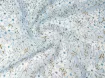 Шифон креповый россыпь ромашек, нежно-голубой - интернет-магазин tkani-atlas.com.ua