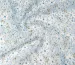 Шифон креповий розсип ромашок, ніжно-голубий - фото 1 - інтернет-магазин tkani-atlas.com.ua