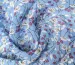 Шифон креповый цветочный прованс, голубой - фото 2 - интернет-магазин tkani-atlas.com.ua