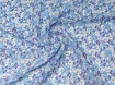 Шифон креповий квітковий прованс, блакитний - інтернет-магазин tkani-atlas.com.ua
