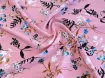Софт принт цветочное плетение, розовый - интернет-магазин tkani-atlas.com.ua
