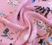 Софт принт цветочное плетение, розовый - фото 2 - интернет-магазин tkani-atlas.com.ua