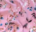 Софт принт цветочное плетение, розовый - фото 3 - интернет-магазин tkani-atlas.com.ua