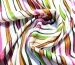 Штапель різнобарвна смужка, різнокольоровий - фото 1 - інтернет-магазин tkani-atlas.com.ua