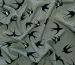 Софт принт ластівки, сірий хакі - фото 3 - інтернет-магазин tkani-atlas.com.ua