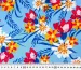 Штапель букет цветов, голубой - фото 5 - интернет-магазин tkani-atlas.com.ua