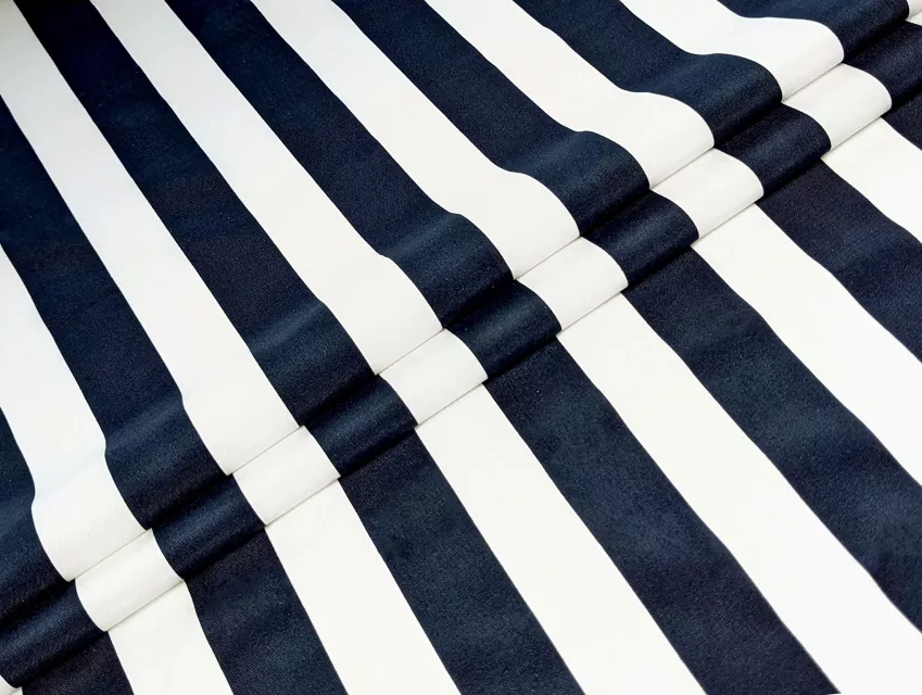 Софт принт смужка 25 мм, темно-синій - фото 1 - інтернет-магазин tkani-atlas.com.ua