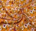 Штапель цветочная фантазия, оранжевый - фото 1 - интернет-магазин tkani-atlas.com.ua