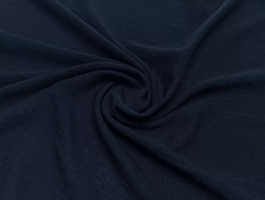 Льон Бохо, темно-синій - фото 1 - інтернет-магазин tkani-atlas.com.ua