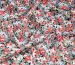 Шифон софт Грейс квіткова акварель, червоний - фото 3 - інтернет-магазин tkani-atlas.com.ua
