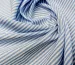Коттон рубашка полоска 2 мм, синий - фото 2 - интернет-магазин tkani-atlas.com.ua