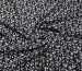 Американський креп малюнок квіткове плетіння, чорний - фото 1 - інтернет-магазин tkani-atlas.com.ua