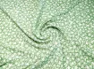 Американский креп рисунок мелкий цветочек, олива - интернет-магазин tkani-atlas.com.ua