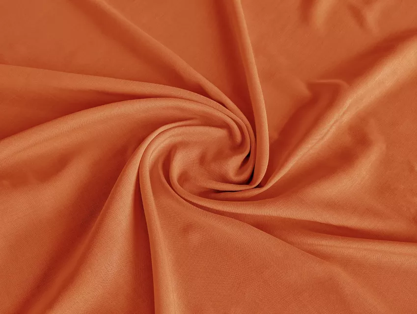 Штапель уценка (текстильный брак), оранжевый - фото 1 - интернет-магазин tkani-atlas.com.ua