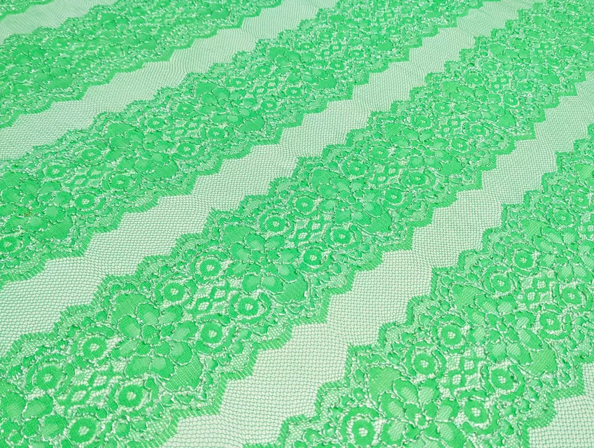 Гіпюр смужка, ніжно-салатовий - фото 1 - інтернет-магазин tkani-atlas.com.ua