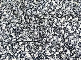 Твіл платтяний фруктовий сад, чорний - інтернет-магазин tkani-atlas.com.ua