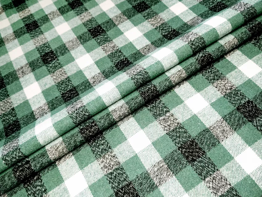 Костюмка Шенон клітинка 120 мм, полин - фото 1 - інтернет-магазин tkani-atlas.com.ua
