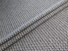 Камилла трикотаж геометрическое плетение, серый - интернет-магазин tkani-atlas.com.ua