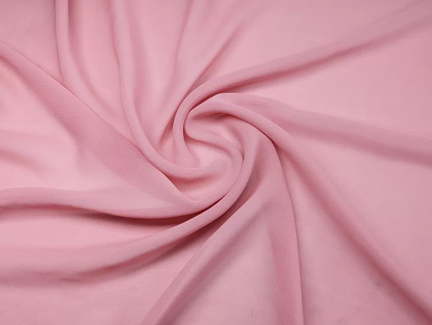 Шифон однотонний, ніжно-рожевий - фото 1 - інтернет-магазин tkani-atlas.com.ua