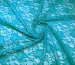 Гіпюр стрейчевий квіткова казка, блакитна бірюза - фото 1 - інтернет-магазин tkani-atlas.com.ua