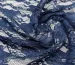 Гипюр стрейчевый цветочная нежность, темно-синий - фото 3 - интернет-магазин tkani-atlas.com.ua