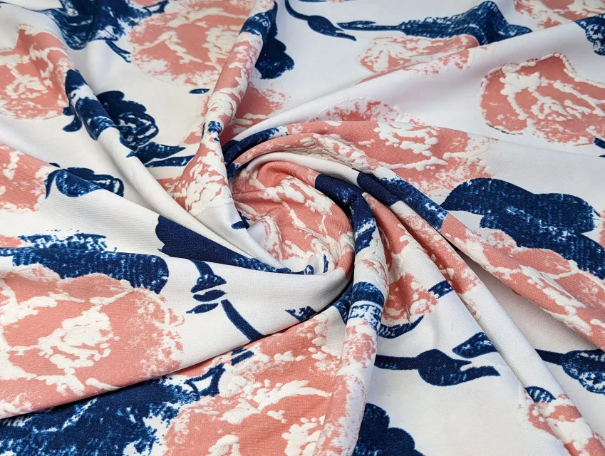 Масло лакр крупные цветы, молочный - фото 1 - интернет-магазин tkani-atlas.com.ua