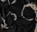 Трикотаж Модал круги, бежевый на черном - фото 4 - интернет-магазин tkani-atlas.com.ua
