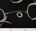 Трикотаж Модал круги, бежевый на черном - фото 5 - интернет-магазин tkani-atlas.com.ua