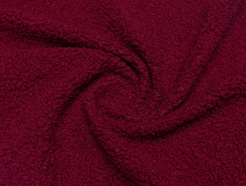 Букле баранчик, марсала - фото 1 - інтернет-магазин tkani-atlas.com.ua