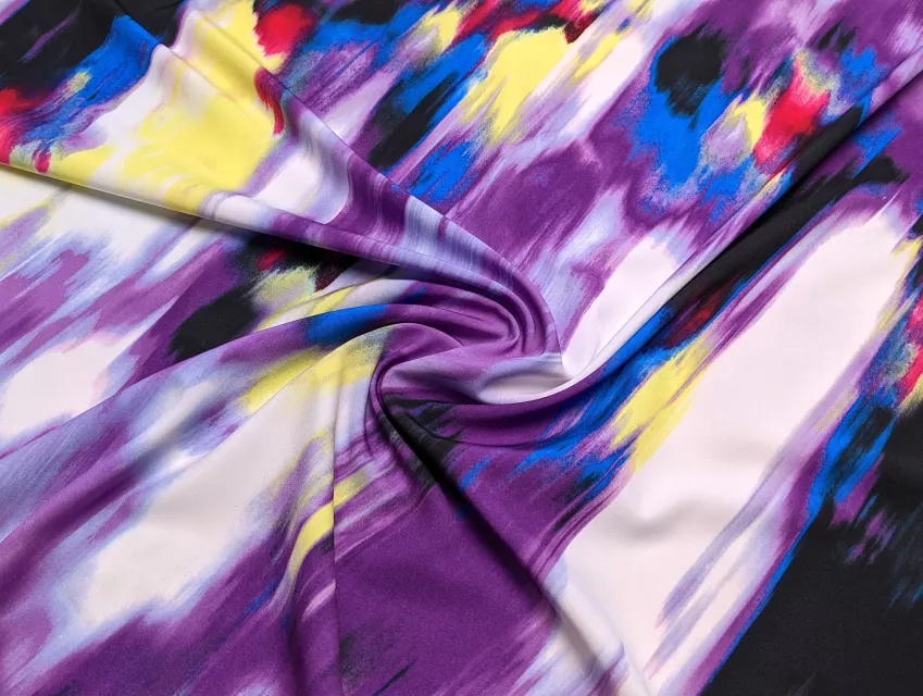 Софт щільний акварель, фіолетовий - фото 1 - інтернет-магазин tkani-atlas.com.ua