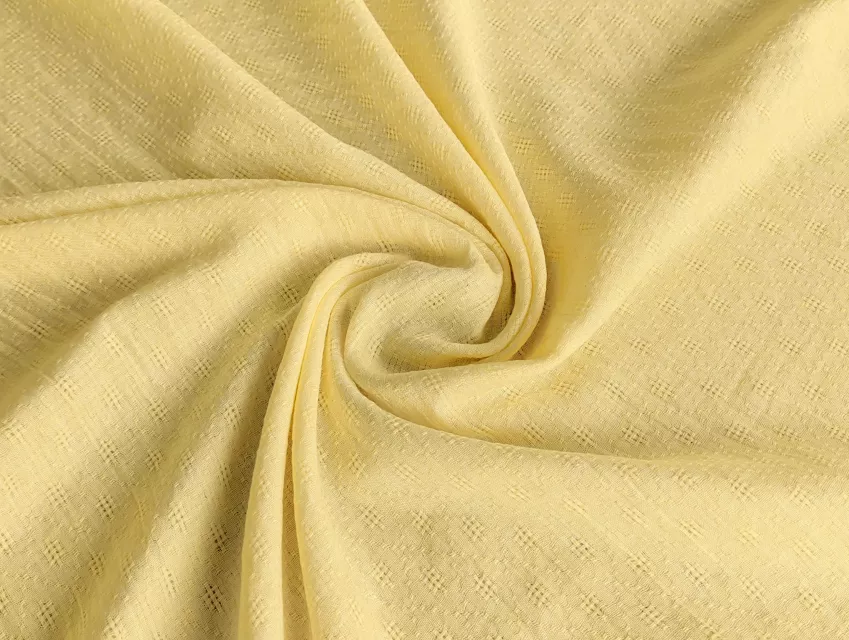 Коттон жаккард геометрический, желтый - фото 1 - интернет-магазин tkani-atlas.com.ua