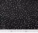 Шифон атласный мелкая россыпь, белые на черном - фото 4 - интернет-магазин tkani-atlas.com.ua