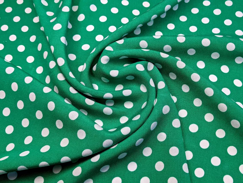 Штапель горохи 8 мм, зелений - фото 1 - інтернет-магазин tkani-atlas.com.ua