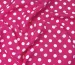 Штапель горошки 8 мм, малиновый - фото 3 - интернет-магазин tkani-atlas.com.ua