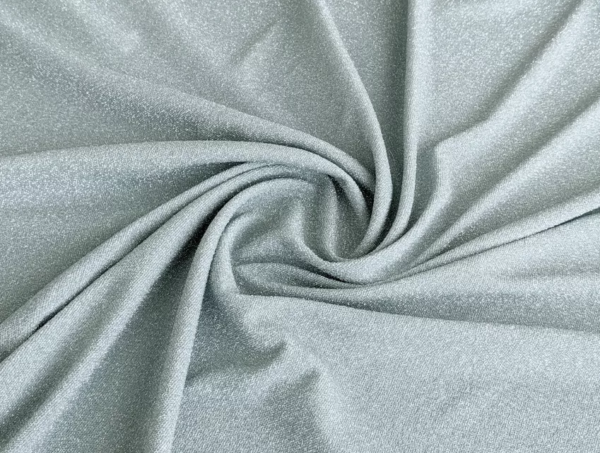 Люрекс на трикотажі, світле срібло - фото 1 - інтернет-магазин tkani-atlas.com.ua