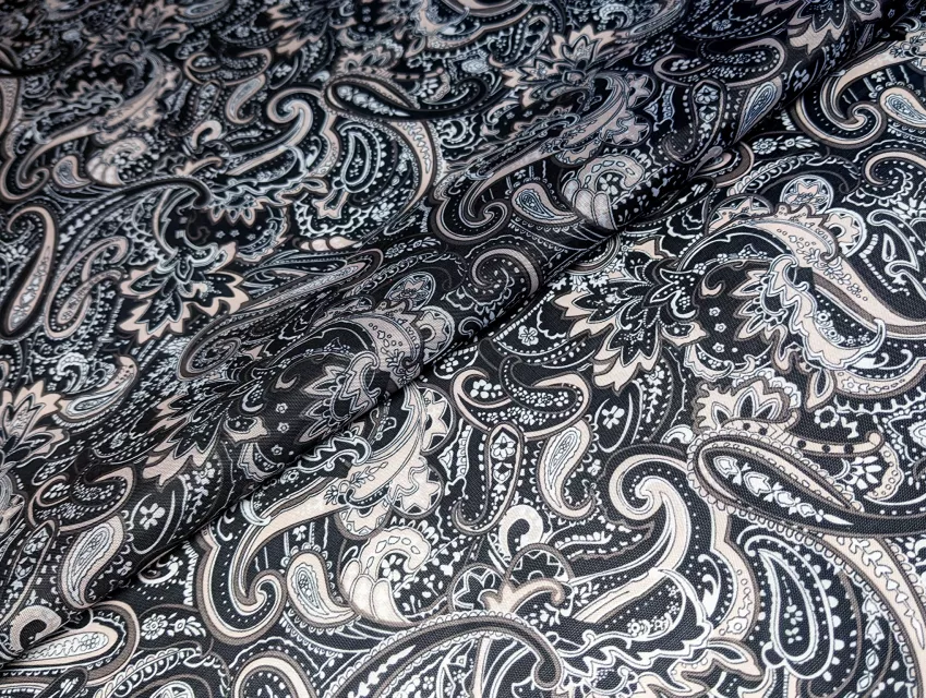 Підкладка пейслі, сіро-коричневий - фото 1 - інтернет-магазин tkani-atlas.com.ua