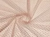 Сетка флок горошки 3 мм, бежево-персиковый - интернет-магазин tkani-atlas.com.ua