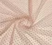 Сетка флок горошки 3 мм, бежево-персиковый - фото 1 - интернет-магазин tkani-atlas.com.ua