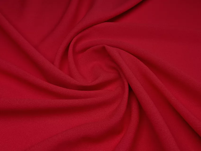 Стрейч шифон уценка (текстильный брак), красный - фото 1 - интернет-магазин tkani-atlas.com.ua