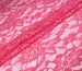 Гипюр фактурный цветочные узоры, розовый - фото 1 - интернет-магазин tkani-atlas.com.ua