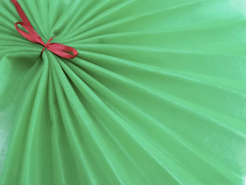 Фатин кристал, олива - фото 1 - інтернет-магазин tkani-atlas.com.ua