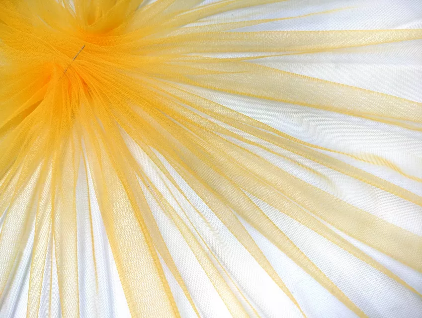 Фатин мягкий, желтый - фото 1 - интернет-магазин tkani-atlas.com.ua