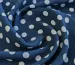 Креп Шері горох 10 мм, джинсовий синій - фото 2 - інтернет-магазин tkani-atlas.com.ua