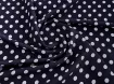 Креп Шері горох 10 мм, темно-синій - інтернет-магазин tkani-atlas.com.ua