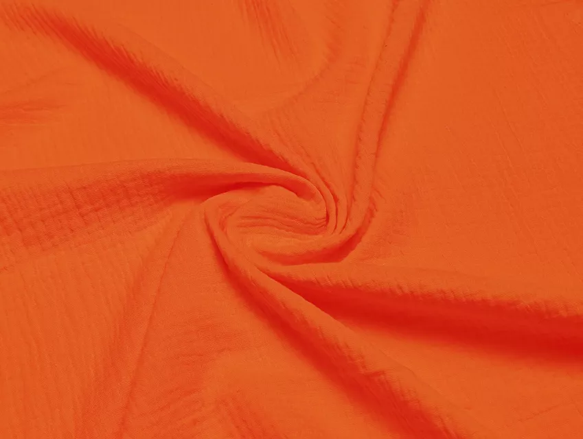 Муслін щільний, помаранчевий - фото 1 - інтернет-магазин tkani-atlas.com.ua