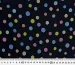 Американський креп малюнок різнокольорові горошки, темно-синій - фото 4 - інтернет-магазин tkani-atlas.com.ua
