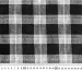Коттон рубашечный клетка 95 мм, белый с черным - фото 3 - интернет-магазин tkani-atlas.com.ua