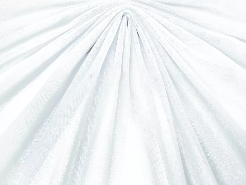 Евросетка (фатин мягкий), белый - фото 1 - интернет-магазин tkani-atlas.com.ua